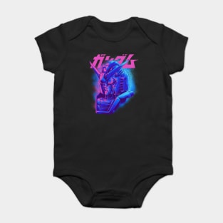 Retro Gundam Style Baby Bodysuit